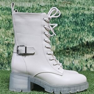 ONE PLANET x QUPID PLAZO VEGAN LEATHER 100% RECYCLED LUG SOLE COMB…